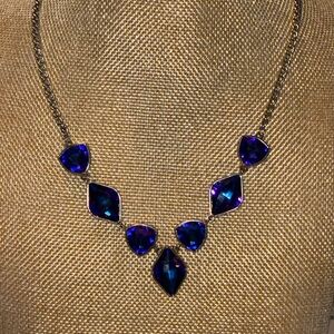 Elegant Blue Gemstone Necklace